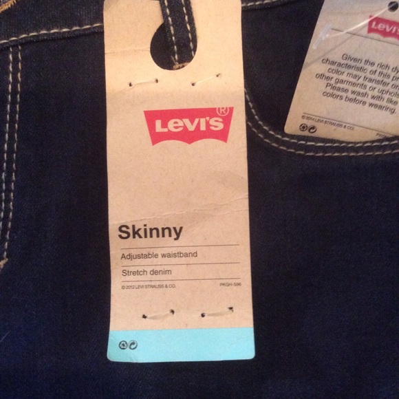 NWT Levi’s Skinny Jeans, Sz 16R Girls - Picture 6 of 9